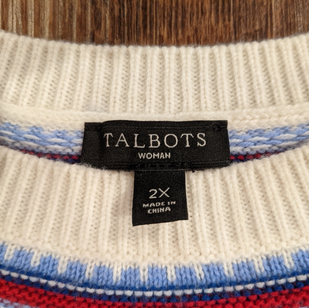 Talbots Sweater 2X